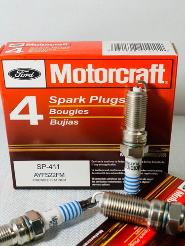 Imagen 2 de 4 de Bujías Sp-411 Para Super Duty / Explorer 3.5. Punta Iridium.