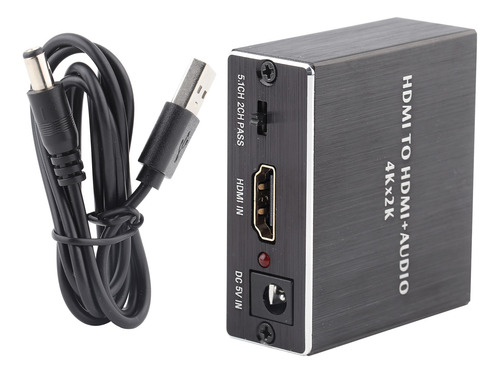 Convertidor Extractor Splitter 4k* 2k A Salida +spdif+3.5 Mm