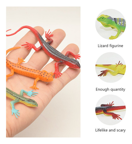Figuras De Lagartijas Artificiales Para Uso Doméstico, 12 Un