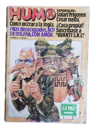 Revista Comic Humor - Ed Argentina 1982 (Usado)