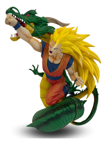 Figura Goku Tercer Nivel Shenlong Magníficos Detalle