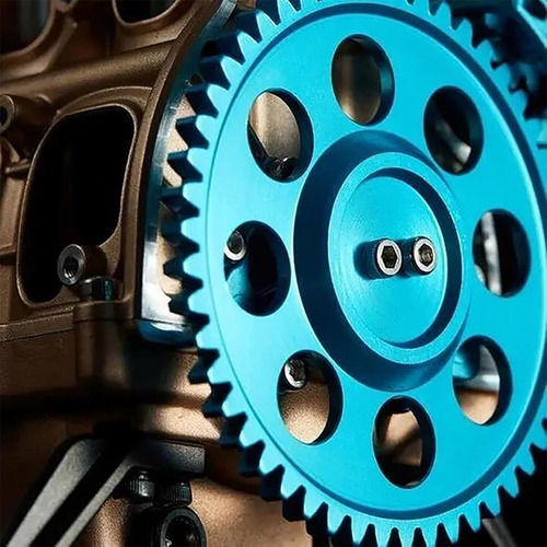 Ic Modelo De Motor Automóvil Totalmente Metálico 8 Cilindros