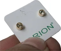 Comprar Caravanas Enchapado Oro 18 Antialergic Circonia Luli Unisex 