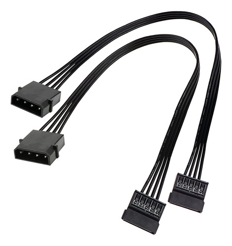 Convertidor De Corriente Sata Molex Ide De 4 Pines Macho A 1