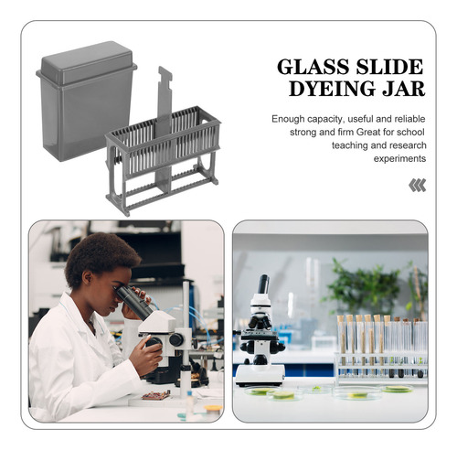 1 Juego De Portaobjetos Para Microscopio De Laboratorio, Est