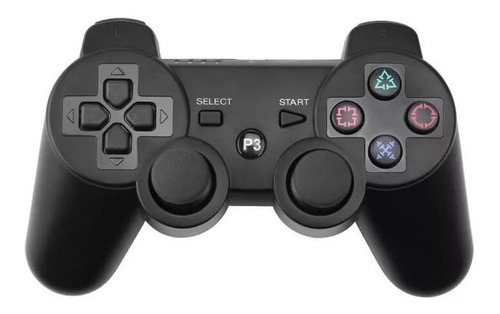 Controle Joystick Wireless Sem Fio Compatível Ps3 Preto