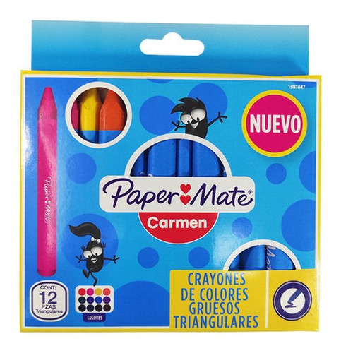 Crayon Paper Mate Triangular Grueso