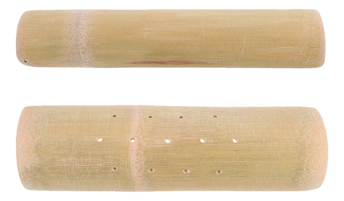 2 Piezas De Bambú Coreano Con Cuello De Almohada Madera En
