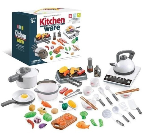 Kit Cocina Infantil 59 Pcs + Obsequio 