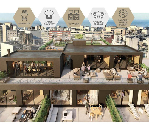 Imagen 20 de 21 de Monoambiente- Pocitos Nuevo - Cómodo - Luminoso - Moderno - Amenities