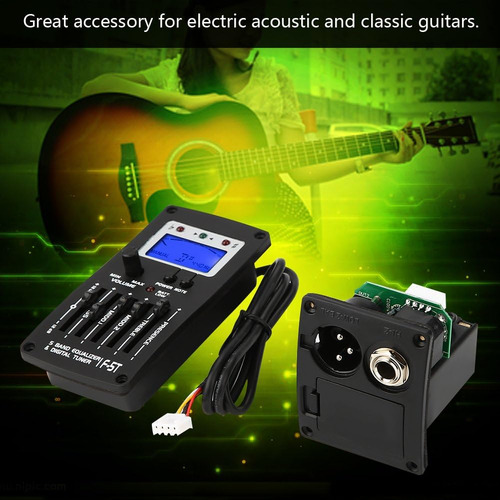 Preamplificador De Guitarra Tbest, Ecualizador De Preampl...