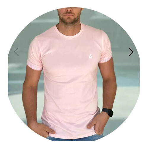 Remera Aº Rosa Slim