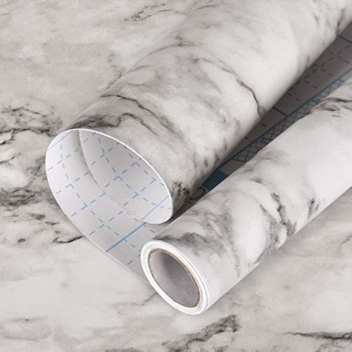 Mecpar Marble Wallpaper, 17.7 X 78.7 Marble Contact Paper
