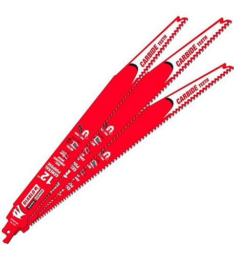 12 Carbide Recip Gp - 3pk