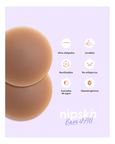 Copas De Silicona Para Busto Más Estuche - Nipskin®