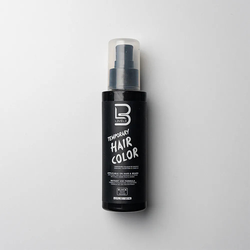 Tinte Para Barba Temporary Hair Black X125 Ml Level 3