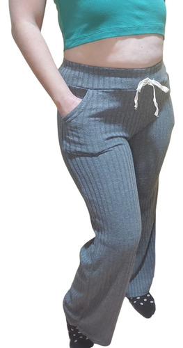 Pantalòn Palazzo De Lanilla Morley Con Bolsillos