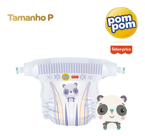 Imagem 4 de 7 de Fralda Pom Pom Derma Protek Jumbo P 30un