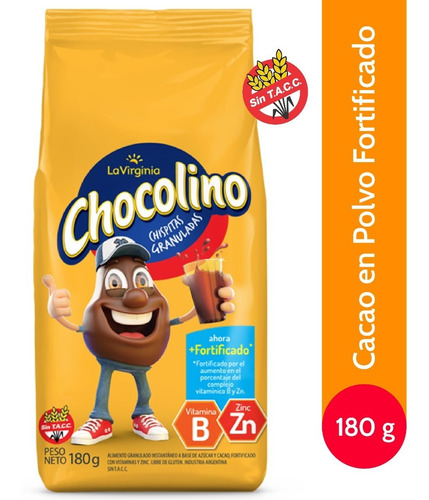 Cacao Chocolino La Virginia Paquete 180 Grs