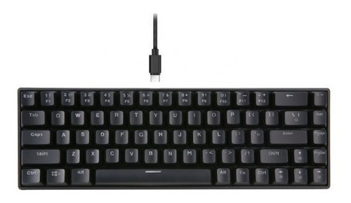 Imagen 3 de 3 de Teclado Mecánico Español 61keys 84 Rgb Nexgen Usb-c