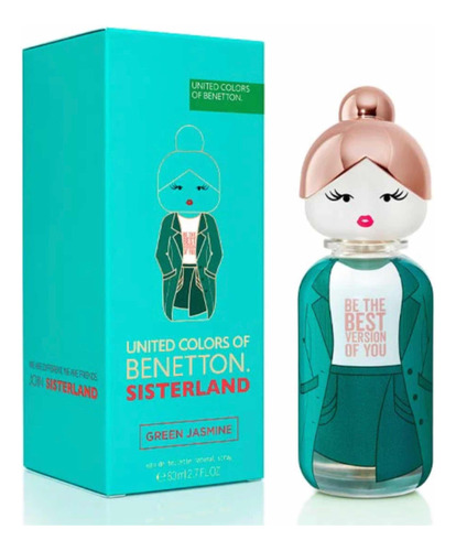 United Dreams Benetton Green Jasmine Edt 80ml Original