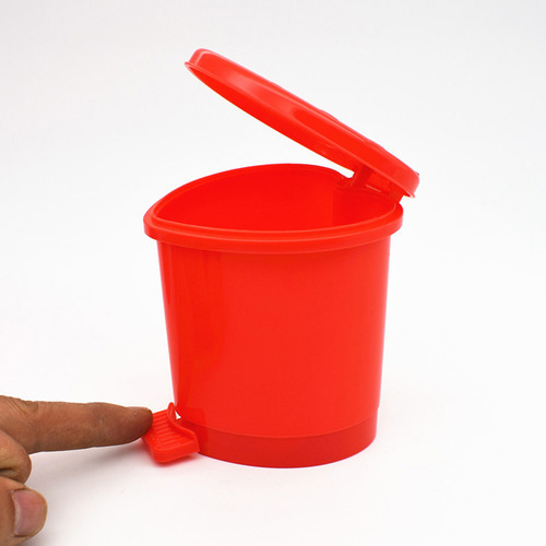 2 Prácticos Cubos De Basura De Escritorio Para Uso Doméstico