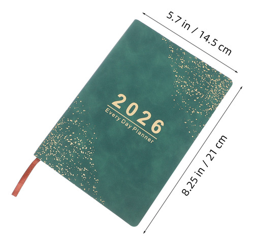 Calendario Diario: Planificador Decorativo 2026 Para Tareas
