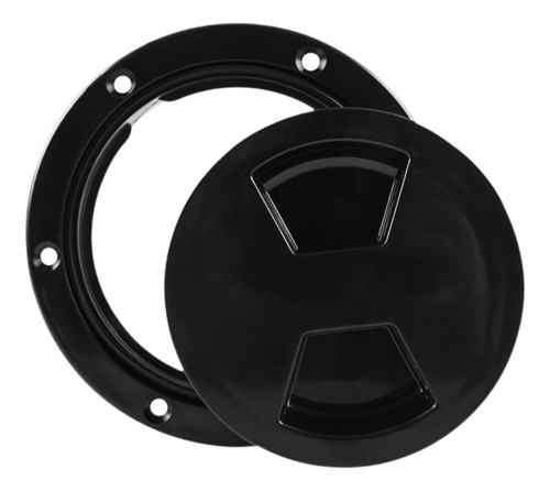 Escotilla Para Embarcación Marina Con 4 Pulgadas Negro