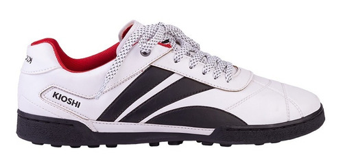 Botines De Futbol Kioshi Sakka 86 Blanco Rojo