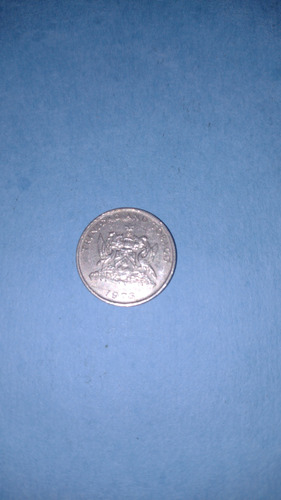 Trinidad Y Tobago  1975 Moneda 25 Cent.usado