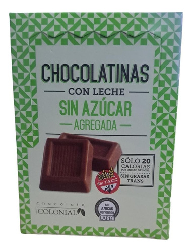 Colonial- Chocolatinas Con Leche X 50 U/n