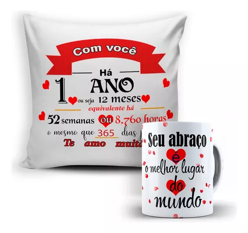 Caneca Presente Namorados Casal Amor Infinito Flork Meme