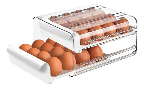 Soporte Para Huevos De Gran Capacidad Para Refrigerador, Con