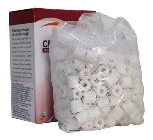 Ceramica 500g P/ Aquarios Agua Doce E Agua Salgada Xinyou