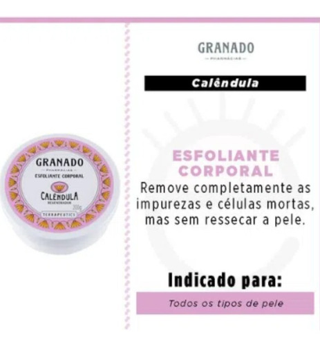 Esfoliante Corporal CalĂȘndula Terrapeutics 200g - Granado