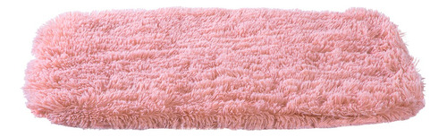 Tapete Suave Decorativo Estandar Dolly Poliester Concord Ancho 50 cm Color Rosa Diseño de la tela Liso Largo 68 cm