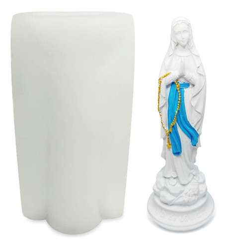 Molde Silicona Religiosa Virgen María Retro Cristiano -s1080