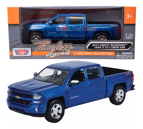 Motormax  Chevrolet Silverado  Lt Z71 Crew Cab Pickup Truck.