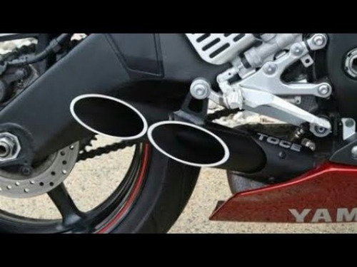 Escape Para Moto Toce Deportivo Doble Salida Mt R6 Cbr Pipa
