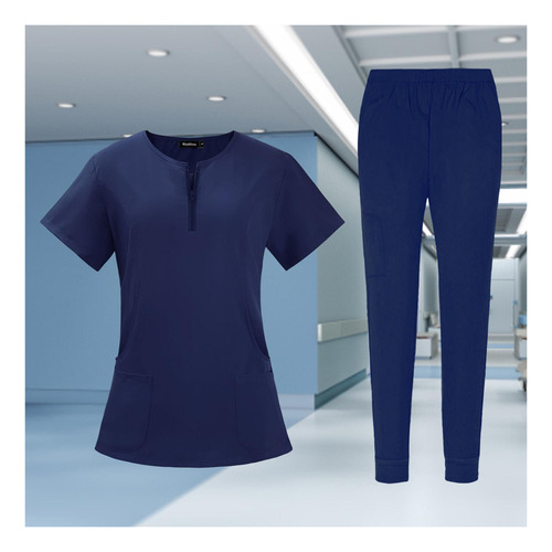 Uniforme De Enfermería Para Hombres Y Mujeres, Conjunto De