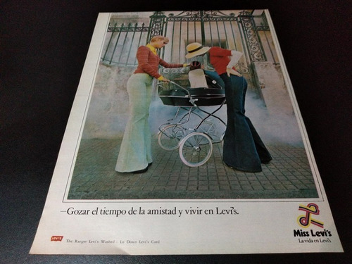 (pb631) Publicidad Clipping Levi's Jeans * 1973