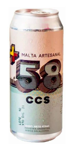 Malta Artesanal 58 Ccs 473 Ml - Sabor Venezolano 