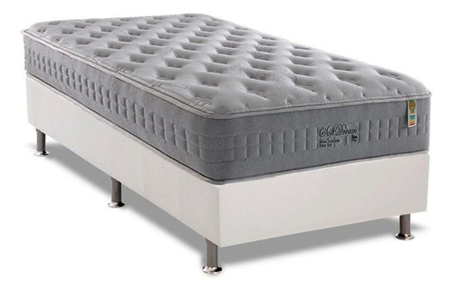 Cama Box Solteiro: Colchão Molas Ensacadas Anjos Soft Dream