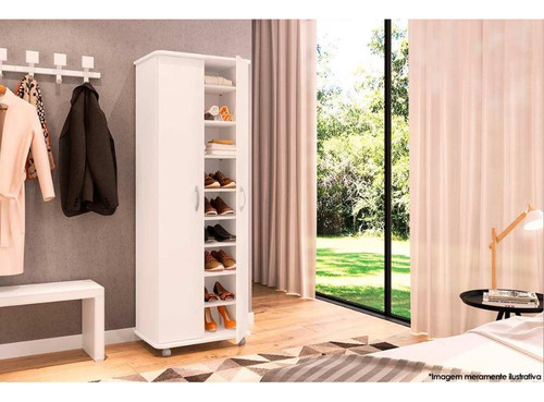Armário Multiuso Lavanderia Limeira 169 C/ 2 Portas Branco -