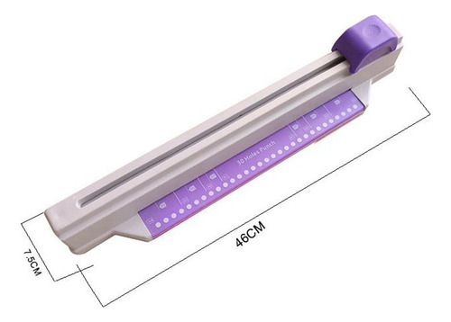 De Papel A4 Com 30 Buracos, Capacidade De 5 Folhas, Roxo