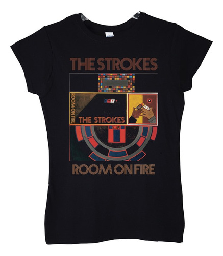 Polera Mujer The Strokes Room On Fire Rock Abominatron