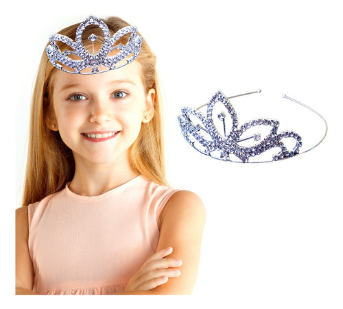 Coronita Tiara Chica  Con Strass Para Niña 