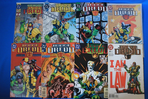 Lote 14 Comics Judge Dredd Dc Comics Ingles (Usado)