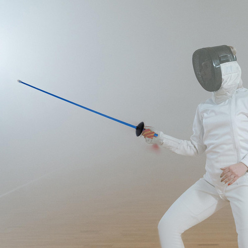 Entrenador De Deportes Al Aire Libre Sparring Esgrima Estilo