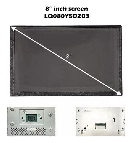 Monitor Lcd De Repuesto De Radio Car Sync 2 De 8 Pulgadas Co